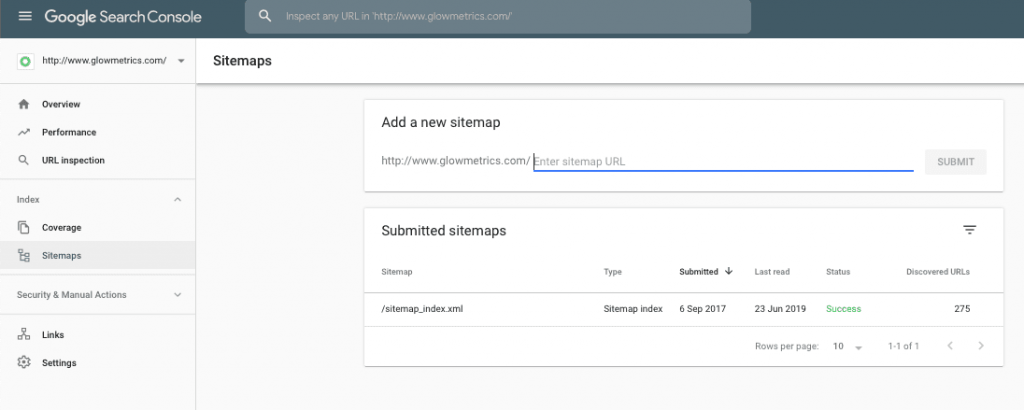 Check your XML Sitemap