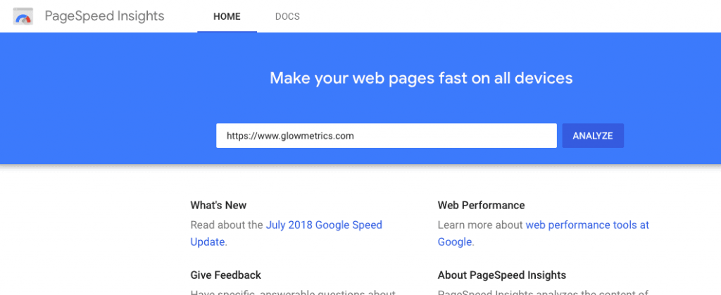Google PageSpeed Insights