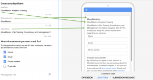 Google Ads Lean Gen Form Set Up