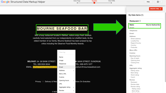 Structured Data Markup Helper