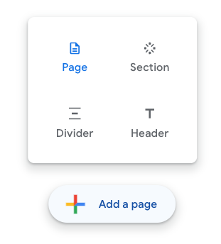 Page Options in Data Studio