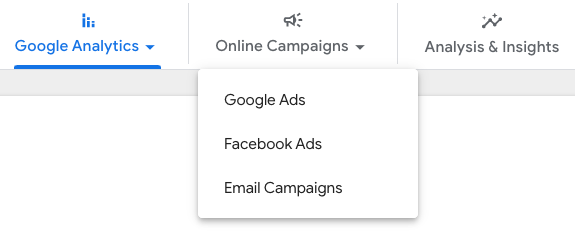 Page Icons on the tab navigation layout.